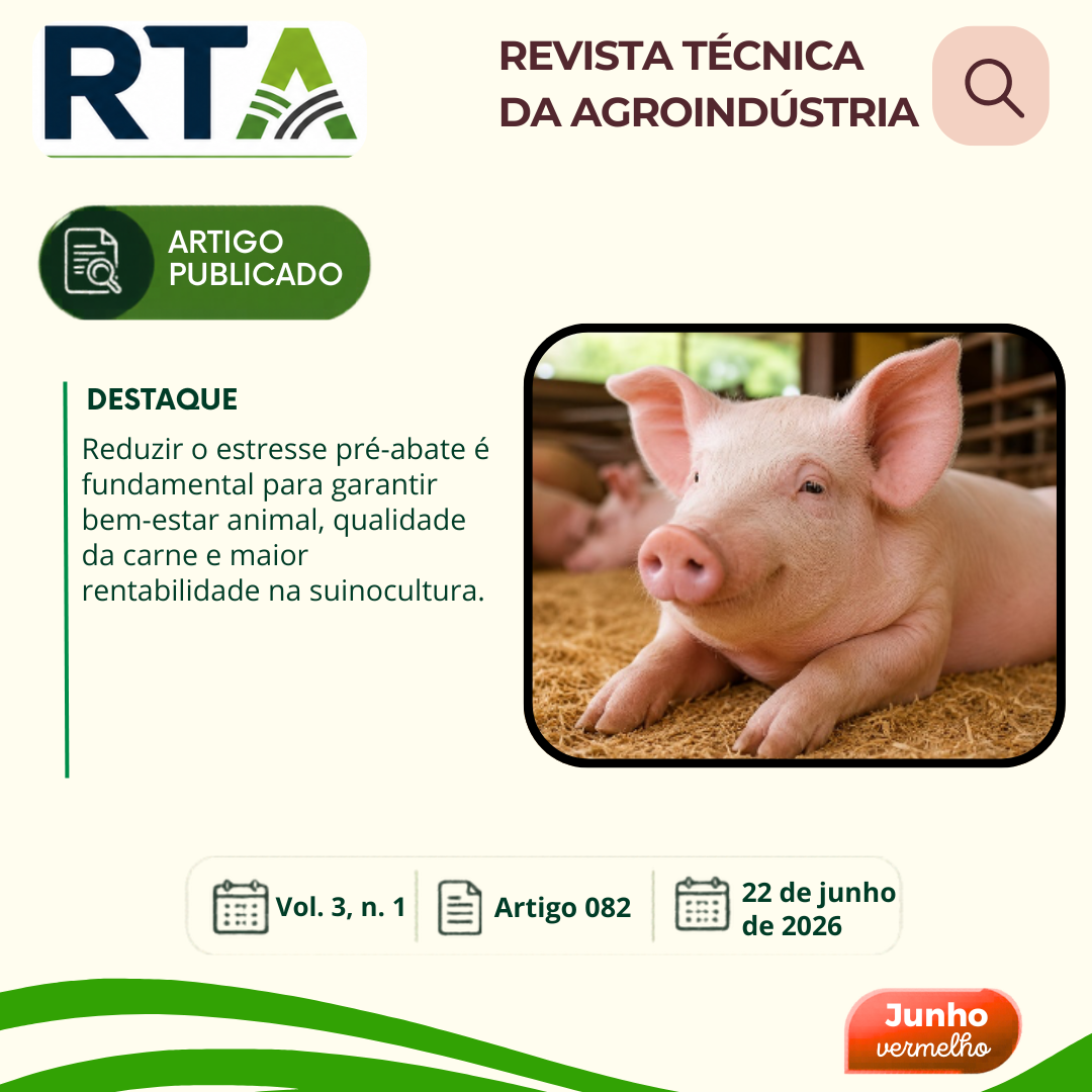 BEM-ESTAR ANIMAL E QUALIDADE DA CARNE SUÍNA: A IMPORTÂNCIA DA REDUÇÃO DO ESTRESSE PRÉ-ABATE 
